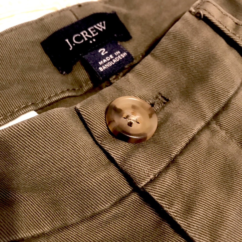 JCrew Women’s Highrise Chinos. Size 2